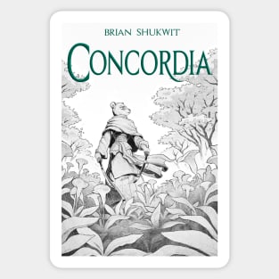 Concordia - Teal Title Sticker